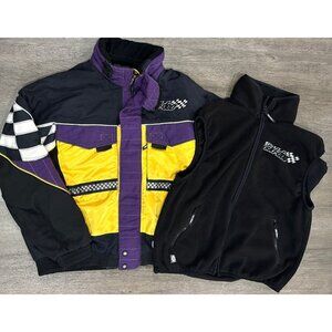 Vintage Ski-Doo Team 3 in 1 Bombardier Snowmobile Jacket Large